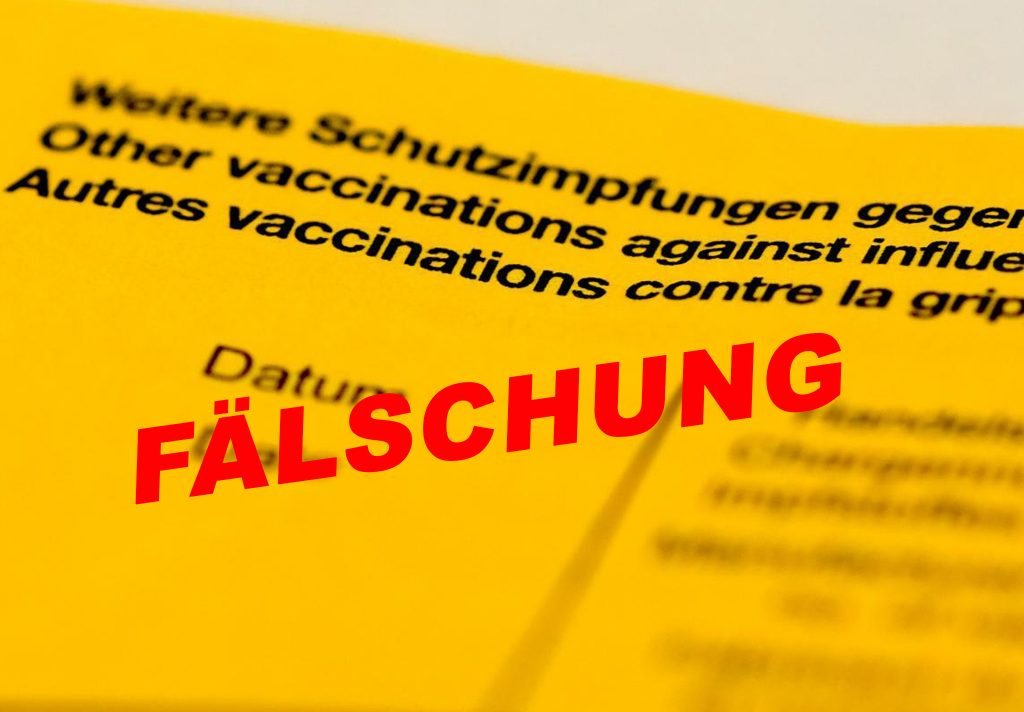 Impfpass Fälschung