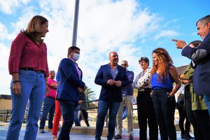 Abnahme der Arbeiten Busstation in Morro Jable