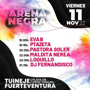Arena Negra Festival in Gran Tarajal beginnt