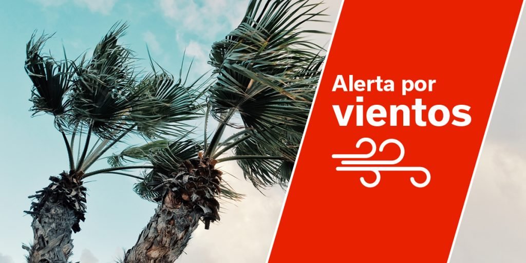 Wetterwarnung Starke Winde und hohe Staubbelastung