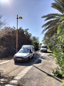 Beleuchtung des Radwegs in Costa Calma erneuert