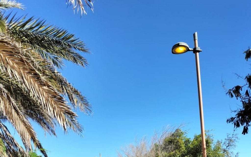 Beleuchtung des Radwegs in Costa Calma erneuert