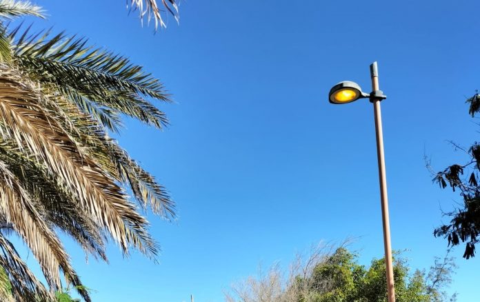 Beleuchtung des Radwegs in Costa Calma erneuert