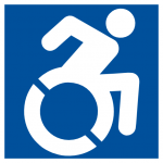 Internationalen Symbol für Barrierefreiheit