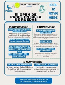 III Rollstuhl-Padel Open "Copa Fundación DISA"