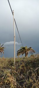 La Oliva Entfernung der Telefonmasten im Naturpark Las Dunas