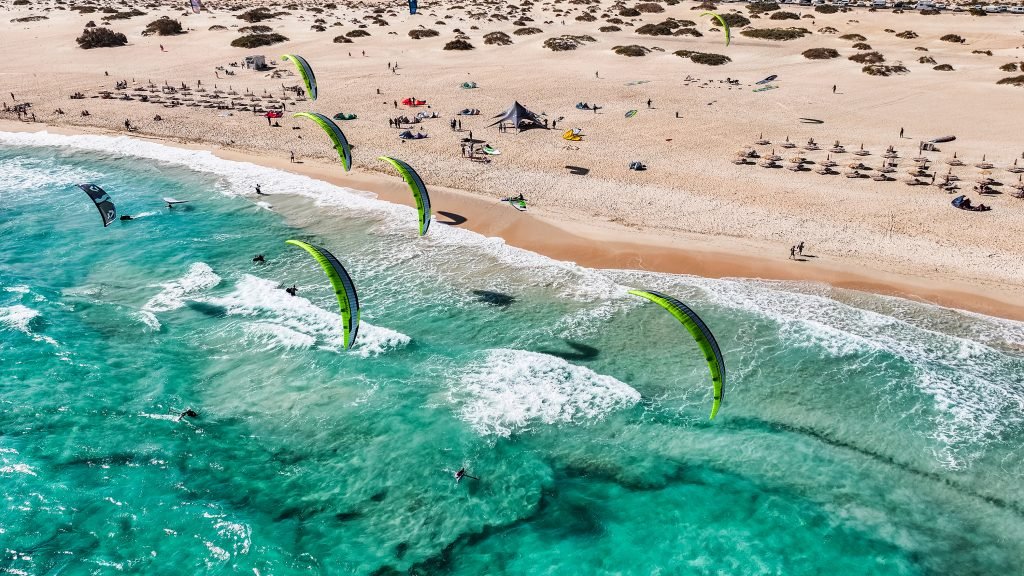 Test für die Elite der Formula Kite vor Paris 2024