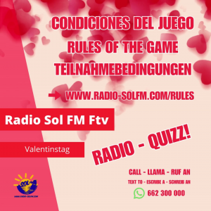 Radio Quizz von Radio Sol FM zum Valentinstag
