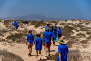 Säuberungsaktion auf Islote de Lobos und Corralejo