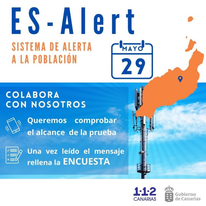 ES-Alert Test auf Lanzarote: Empfang auf Fuerteventura möglich