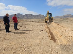 Erweiterung des Wasserversorgungsnetzes in Los Alares
