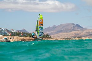 Günstige Winde bei der Foil-Slalom-WM