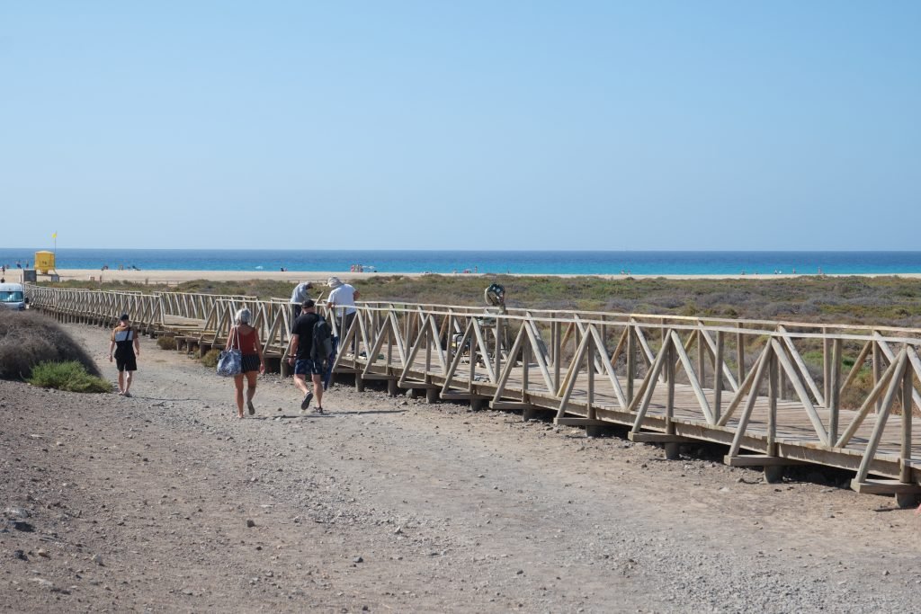 Sanierung der Stege an der Playa del Matorral