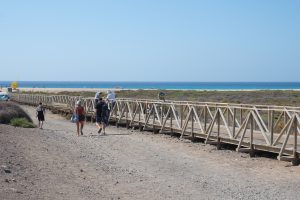 Pasarela Playa Matorral wegen Wartungsarbeiten geperrt