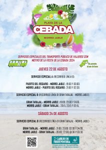 Spezieller Busservice zur Kulturwoche in Playa de La Cebada
