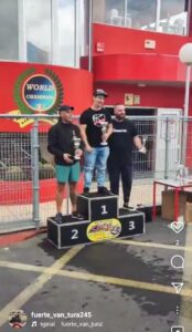 Spannung beim Minivelocidad-Rennen