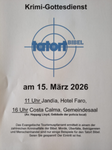 Krimi-Gottesdienst: Tatort Bibel auf Fuerteventura