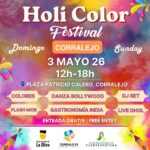 Corralejo feiert 2026 das Holi Colour Festival am 3. Mai