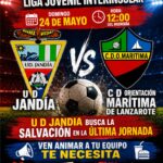 LIGA JUVENIL INTERINSULAR: U.D. JANDÍA vs C.D.O. MARÍTIMA