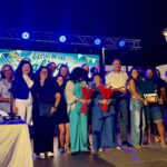 Feierliche Ehrung für Enedina Hernández Martín bei Las Salinas del Carmen