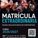 Meldephase 2026/2027 startet an der Musikschule Fuerteventura