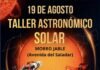 Astronomie-Workshop Taller Astronómico Solar Astronomie-Workshop Taller Astronómico Solar