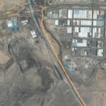 Umleitung auf der FV-3 wegen Autobahnbau bei Antigua Umleitung FV-3 Antigua