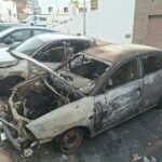 Morro Jable: Auto komplett ausgebrannt — Feuerwehr löscht Brand