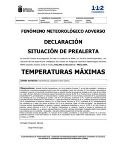 Prealerta 58/2026 PEFMA vom 22. September 2026
