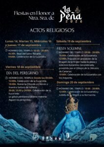 Fiestas en Honor a Nuestra Señora de La Peña 2026 – Das Programm