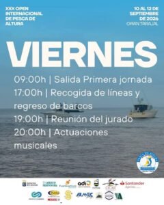 XXX Open Internacional de Pesca de Altura 2026 in Gran Tarajal – Programm vom 10. bis 12. September