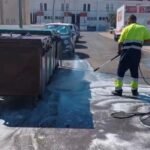 Reinigung der Abfallbehälter in Antigua