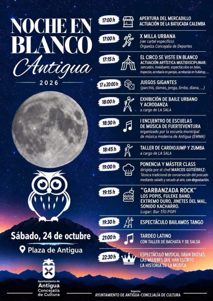 Noche en Blanco Antigua 2026