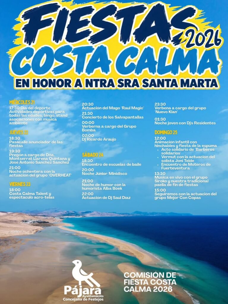 Fiestas Santa Marta 2026 in Costa Calma